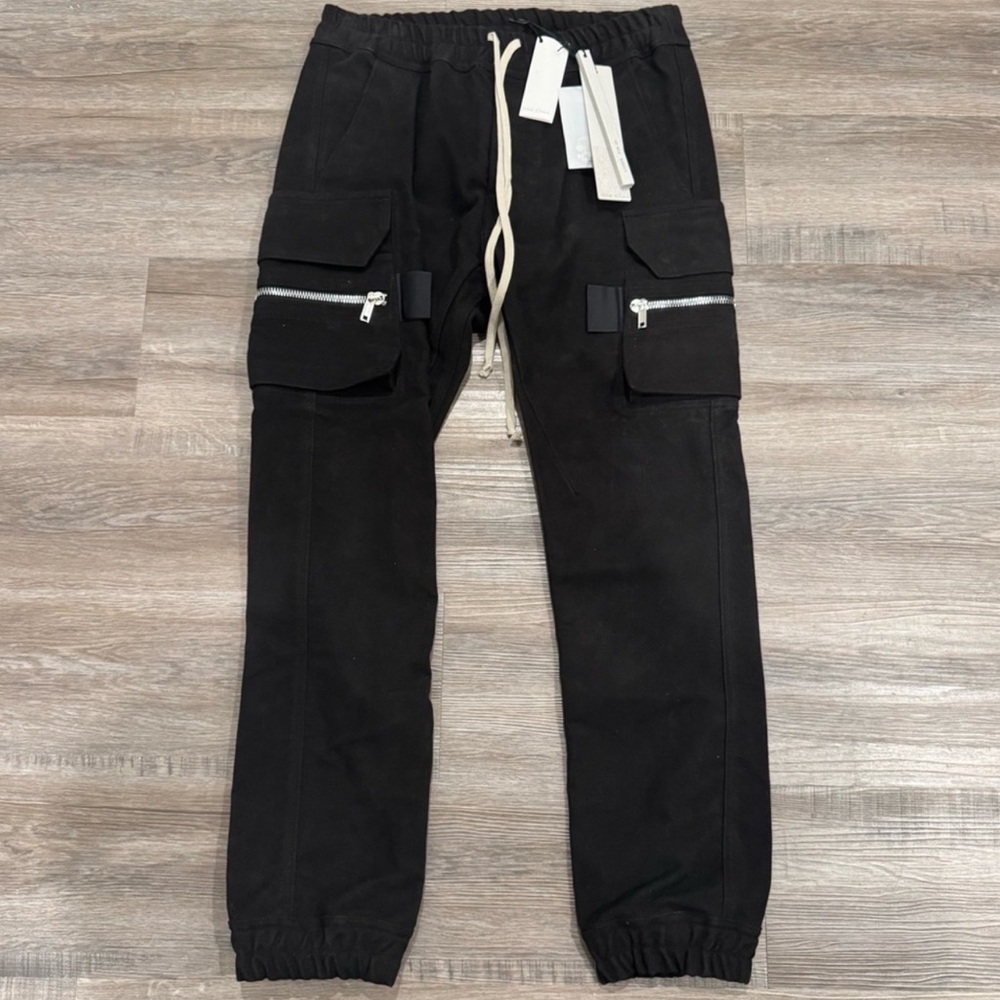 Rick Owens Mastodon Cargo Pants in Black